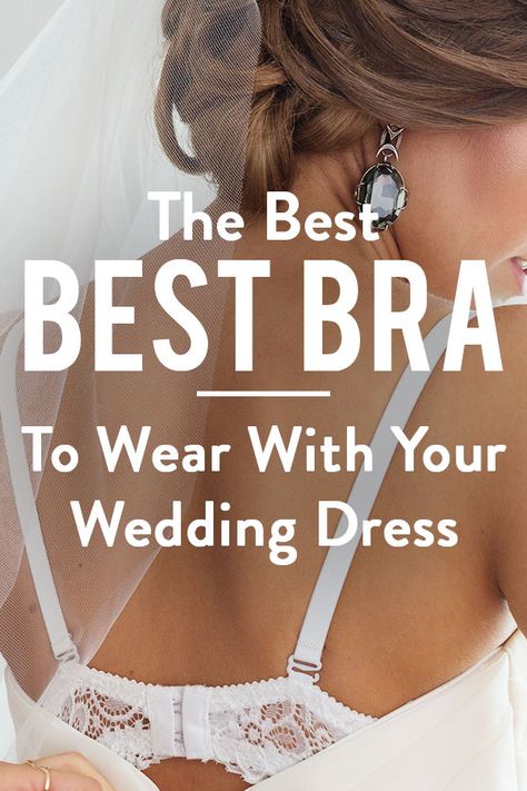 With all of the time and planning that goes into your wedding look, your bra choice can be neglected until the last possible minute. Your bra is such a small, but extremely important part to tying your wedding look together, so don't forget to find your perfect bra before it's too late! Bras For Wedding Dress, Shoulderless Dress, Wedding Dress Bra, Quick Wedding, Wedding Logistics, Engagement Tips, Easy Wedding Planning, Wedding Decorations On A Budget, Wedding Planning Timeline