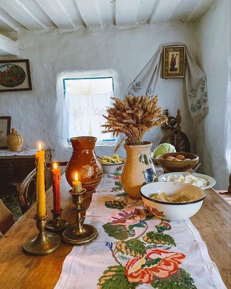 Ukraine Aesthetic, Ukrainian Christmas, Ukrainian Culture, European Aesthetic, European Home, Russian Culture, Digital Creator, Ukrainian Art, Stone Cottage