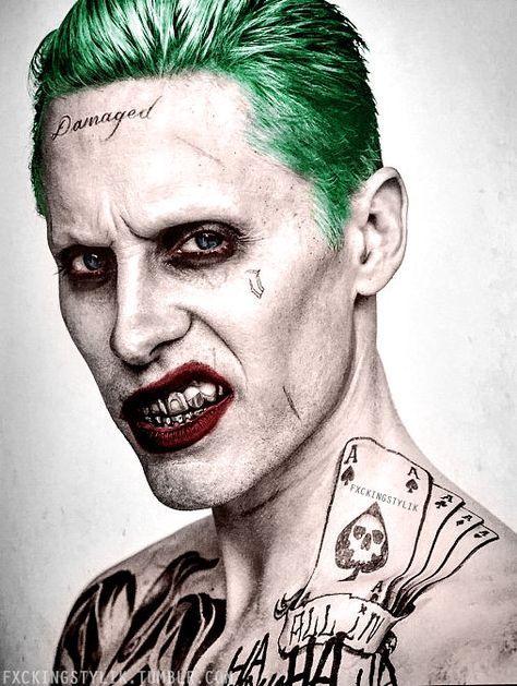 Image Joker, Joker Y Harley Quinn, Jared Leto Joker, Leto Joker, Der Joker, Joker Art, Joker Cosplay, Batman Joker, Maquillage Halloween