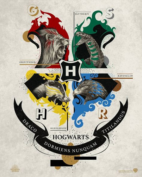 Chris Christodoulou on Instagram: “Hogwarts Crest art I designed for @harrypotterfilm and @wizardingworld in collaboration with @warnerbrosentertainment Consumer Products for…” Harry Potter Poster Art, Wizard Fanart, Harry Potter Home Decor, Harry Potter Posters, Poster Harry Potter, Harry Potter Crest, Art Harry Potter, Harry Potter Hogwarts Houses, Harry Potter Poster