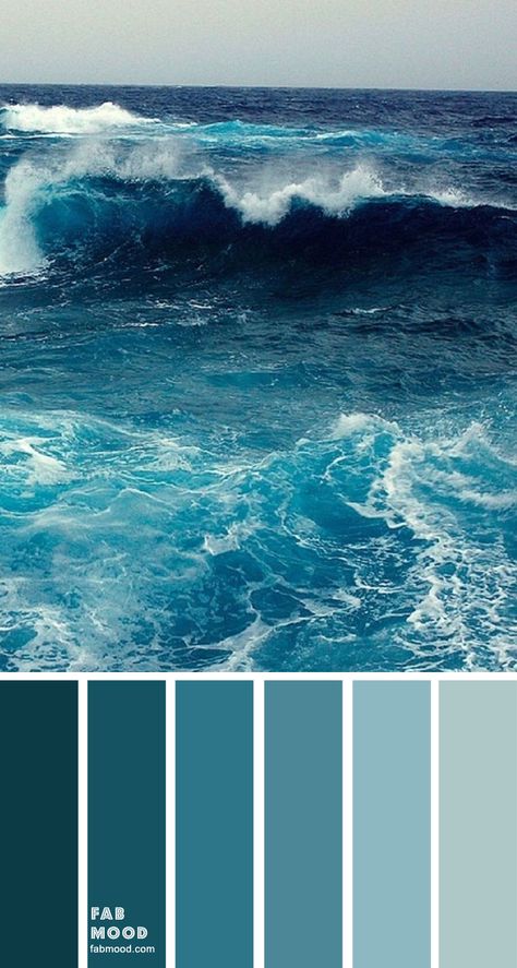 shades of green sea color palette, color scheme, color ideas, deep green sea, turquoise, teal color, teal color plaette #colors #teal Sea Color Palette, Wedding Colour Palettes, Fab Mood, Mood Wedding, Teal Color Palette, Turquoise Color Palette, Wedding Colours, Haus Am See, Color Schemes Colour Palettes