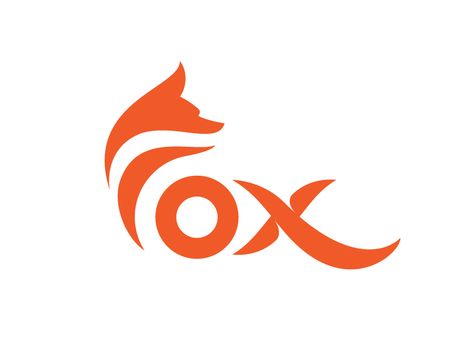 Fox by BONI SOTO Logo Taxi, Small Fox Tattoo, Fox Logo Design, Fox Artwork, Logo Illustration Design, Typographic Logo Design, Owl Logo, Fox Logo, Typographic Logo