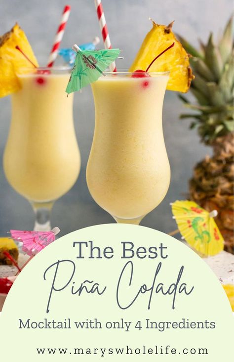 Best Pina Colada Recipe Non Alcoholic, Mocktails Non Alcoholic Pina Colada, Mocktail Pina Colada Recipe, Pins Colada Mocktail, Mocktail Pina Colada, Virgin Pina Colada Recipe Non Alcoholic, Pina Colada Mocktail Recipe, Pina Colada Easy Recipe, Fresh Pina Colada Recipe