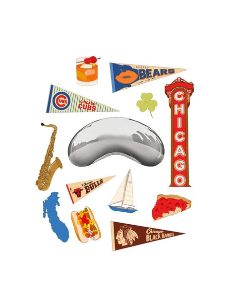 I designed this print for Chicago, the Windy City. It  was hand drawn on Procreate and contains some of my personal favorite icons of Chicago. The city prints are great for wedding welcome bags, souvenirs to remember a trip, or gifts for graduation, anniversaries, birthdays, Mothers Day, or Fathers Day! Hope you enjoy! Chicago Scrapbook, Chicago Stickers, Procreate Prints, Chicago Souvenirs, Chicago Print, The Windy City, Chicago Art, Scrapbook Book, Wedding Welcome Bags