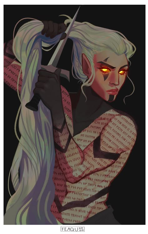 Dungeons And Dragons Characters, Dnd Art, D&d Dungeons And Dragons, Arte Fantasy, Fantasy Inspiration, Character Creation, Dnd Characters, Character Portraits, White Hair