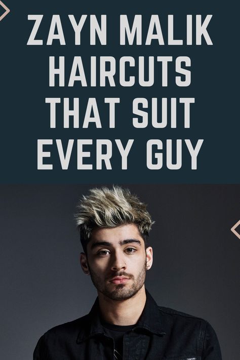 These blazing Zayn Malik haircuts suit any face shape! Zayn Malik Face Shape, Zayn Malik Short Hair, Zayn Haircut, Zayn Malik Haircut, V Shaped Haircut, Zayn Malik Hairstyle, Zayn Malik Style, Guys Read, Middle Part Hairstyles