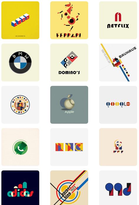 Logos of the World’s Biggest Brands Redesigned in the Bauhaus Style By Kelly Richman-Abdou on March 11, 2019 Bauhaus Logo Inspired, Bauhaus Logo Design, Fonts For Website, Friends Title, Bauhaus Logo, Eco Friendly Logo, Top Fonts, S Logo Design, Popular Logos