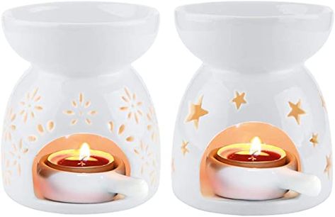 Candle Fire, Aroma Burner, Ceramic Oil Burner, Essential Oil Burner, Christmas Decorations Bedroom, Scent Diffuser, Tealight Candle Holder, Aroma Oil, Small Candles