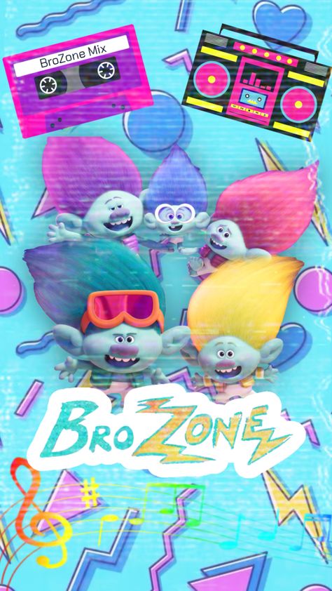 Trolls Background Wallpapers, Trolls Phone Wallpaper, Brozone Birthday Party, Trolls Wallpaper Iphone Wallpapers, Bro Zone Trolls, Trolls Band Together Wallpaper, Branch Trolls Wallpaper, Trolls Wallpaper Aesthetic, Broppy Wallpaper