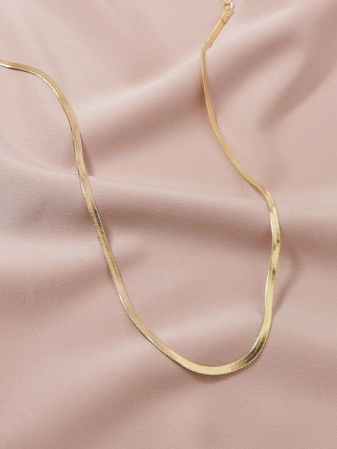 Plain Gold Chain, Daily Wear Necklace, Plain Jewelry, Solid Necklace, Handmade Gold Necklace, Instagram Jewelry, Wear Necklaces, Expensive Jewelry, Layered Bracelets