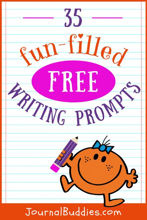 Unlock your student's imagination and creativity with these 35 Fun-filled Free Writing Prompts; a treasure trove of inspiration! Loaded with engaging topics, thoughtful questions, and novel ideas, they're a perfect fit for classroom journals. Watch as students revel in the joy of self-expression and hone their writing skills. Ideal for kindling a love for the written word, one prompt at a time. #FreeWritingPrompts #FreeWriting #JournalBuddies Summer Writing Prompts 5th Grade, 2nd Grade Journal Writing Prompts, Writing Prompts Preschool, Class Journals Ideas, 2nd Grade Writing Prompts Free, Fourth Grade Writing Prompts, Fun Writing Activities For 3rd Grade, Writing Prompts For Elementary Students, Written Expression Activities