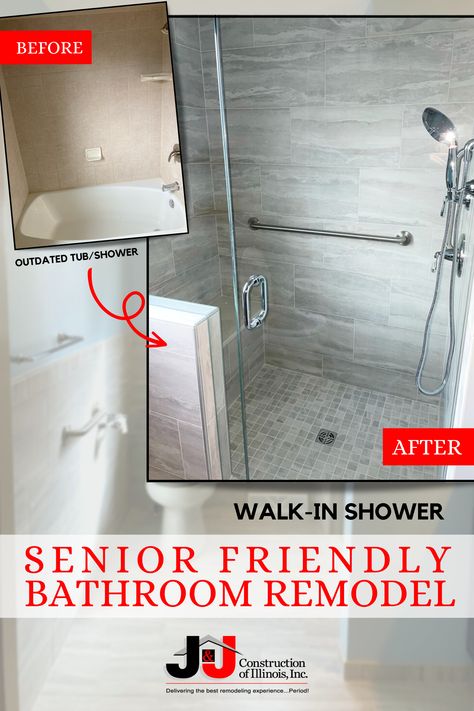 Aging Bathroom Design, Shower Remodel For Seniors, Bathroom Ideas For Seniors, Senior Friendly Bathroom Ideas, Bathrooms For Seniors, Bathroom Remodel For Seniors, Aging In Place Bathroom Design, Elderly Bathroom Ideas, Senior Bathroom Design