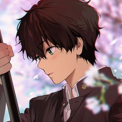 ❥ 𝘁𝗮𝗴𝘀: #matching #matchingcouples #couplematching #matchingpfp #match #boy #profile #profilepicture #pfp Hyouka Chitanda And Oreki Matching, Chitanda Eru And Oreki Houtarou, Hyouka Matching Icons, Hyouka Matching, Hyouka Chitanda, Matching Avatar, Boy Profile, Oreki Houtarou, Anime Kiss Gif