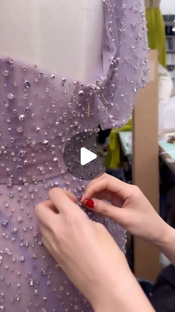 Marchesa on Instagram: "Step into the #MarchesaAtelier for a look into the intricate craftsmanship behind the @hannah_waddingham Marchesa Couture gown for the 2024 Olivier Awards.  #Marchesa #HannahWaddingham #Atelier #OlivierAwards" Olivier Awards, Marchesa Couture, Hannah Waddingham, Couture Gown, April 22, Couture Gowns, Marchesa, Couture, Bts