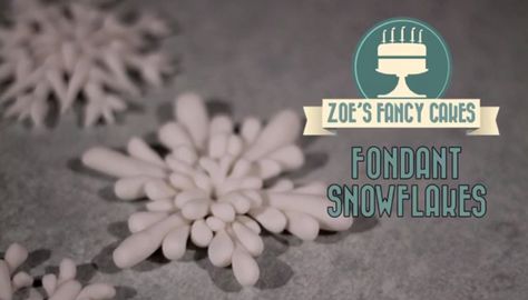 In this Christmas cake decorating video tutorial I show you how to make a quick and easy snowflake cake topper. You can use fondant or modelling paste to m Snowflake Cake Topper, Fondant Christmas Cake, Christmas Cake Decorating, Zoes Fancy Cakes, Easy Snowflake, Snowflake Tutorial, How To Cake, Snowflake Cake, How To Make Snowflakes