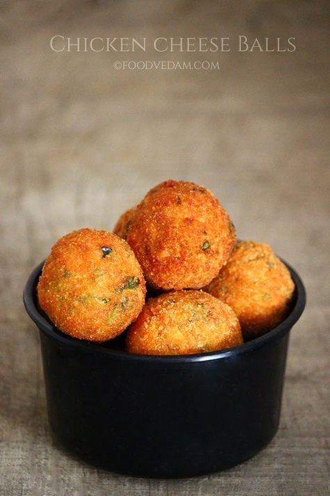 chicken cheese balls Fried Chicken Balls Recipe, Chicken Cheese Balls Recipe, Chicken Cheese Balls, Cheese Balls Recipe, Personal Biography, Minced Chicken, Chicken Balls, Iftar Recipes, Stuffed Potato Balls