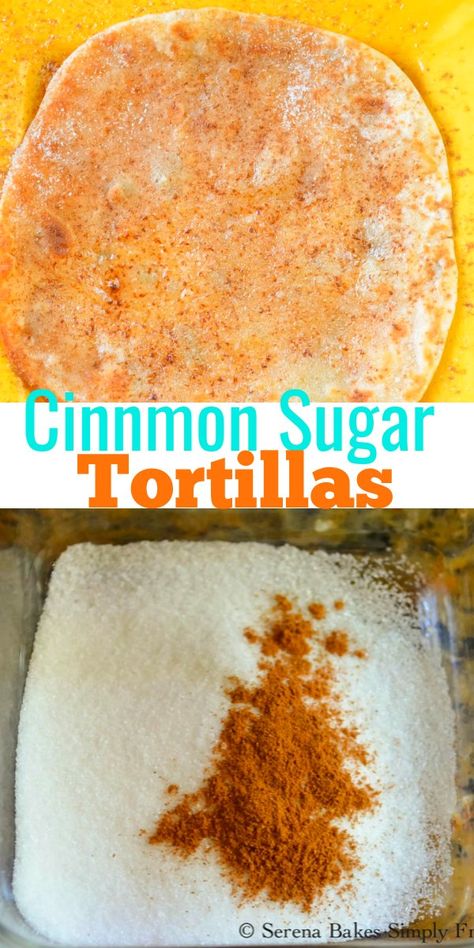 Flour Tortillas Dessert Recipes, Dessert Tostadas, Easy Tortilla Dessert Recipes, Flour Tortilla Desserts, Cinnamon And Sugar Tortillas, Fried Tortilla Dessert, Dessert Tortilla Recipes, Cinnamon Tortilla Roll Ups, Desserts With Tortillas