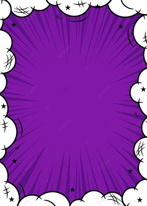 Bubble Border Retro Pop Art Style Purple Background Comic Style Art Background, Pop Art Frame, Retro Style Graphic Design, Illustrator Background Design, Pop Art Background Pattern, Poster Border Design, Pop Modern Design, Comic Cover Design, Retro Powerpoint