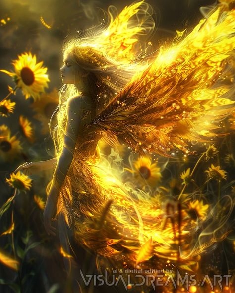 Fire fairy Fire Fairy Aesthetic, Sun Fairy, Fire Fairy, Fairy Aesthetic, Magic Forest, Fairy Girl, Fairies Elves, Beautiful Fairies, Fairy Art