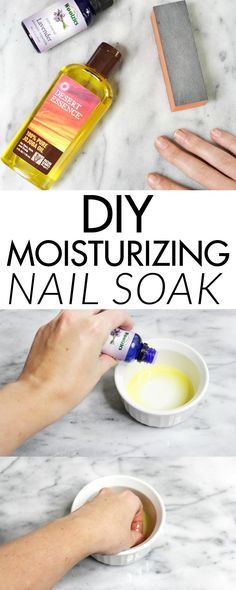 DIY Moisturizing Nail Soak - give your cuticles and broken nails some therapy. Super easy. My nails and cuticles already look better! Diy Cuticle Remover, Natural Antifungal, Hand Soak, Nail Fungus Remedy, Nail Soak, Tongue Health, Broken Nails, Nagel Tips, Manicure Diy