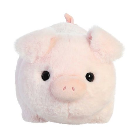 The Cutie Pig Spudster is Aurora's whimsical addition to any plush collection, merging the endearing features of a pig with the fun shape of a potato. Soft, pink, and plush, this stuffed animal boasts a friendly face and is made to be hugged. It's a creative and charming gift for animal lovers of all ages, promising to bring smiles and a touch of farmyard joy to your home. Established in 1981, Aurora World is a renowned global leader in plush toys and high-quality gift products. They offer a wid Pig Plushie, Pet Pigs, A Potato, Kawaii Plushies, Cute Pigs, Cute Stuffed Animals, Cute Plush, Plush Animals, 귀여운 동물