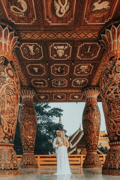 Thailand Architecture, Emotional Wedding, Pink Book, January Wedding, Thailand Wedding, Breathtaking Wedding, Couple Portrait, Wedding Location, Portrait Images