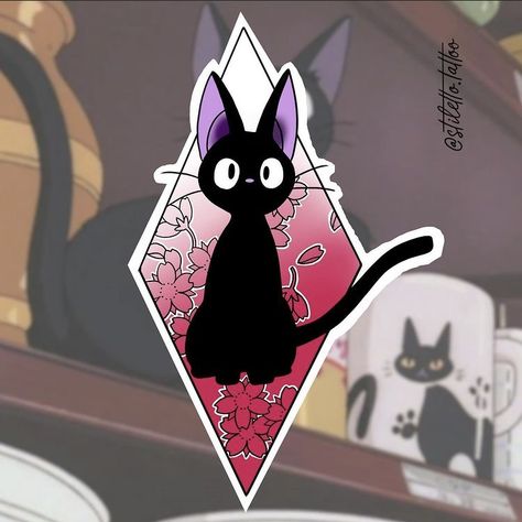 Gigi Kiki Delivery Service Tattoo, Jiji Kiki's Delivery Service Tattoo, Tyr Tattoo, Jiji Tattoo, Kiki's Delivery Service Tattoo, Jiji Kiki's Delivery Service, Calcifer Tattoo, Jiji Cat, Service Cat