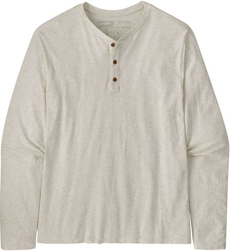 Crafted to be a wardrobe staple for many years to come  the men's Patagonia Lightweight Henley shirt is made from soft and comfy Regenerative Organic Certified cotton. Henley Shirt Men, Mens Henley, Henley Shirt, Henley Top, Animal Welfare, Shorts With Tights, Henley Shirts, Jacket Tops, Agriculture