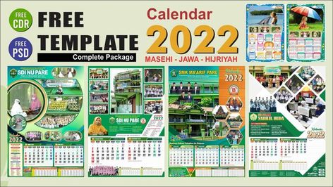 Free 6 Desain Kalender Dinding 2022 format CorelDraw (Free CDR) dan Photoshop (Free PSD), dilengkapi Kalender Masehi, jawa dan Hijriyah. Siap CETAK Design Kalender, Calendar Design Inspiration, Desain Merek, Poster Calendar, Creative Graphics, Free Calendar, Calendar Design, Wall Calendar, Free Psd