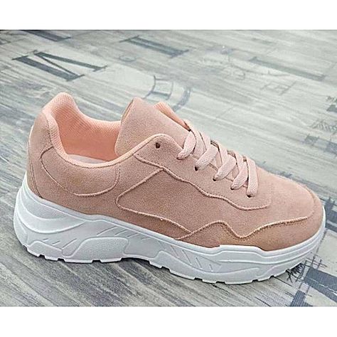 Ladies Peach Sneaker Peach Sneakers, Peach Shoes, Lace Sneakers, Wedge Sneakers, Sneaker Wedge, Sneakers Online, Brooks Sneaker, Air Max Sneakers, Women's Sneakers