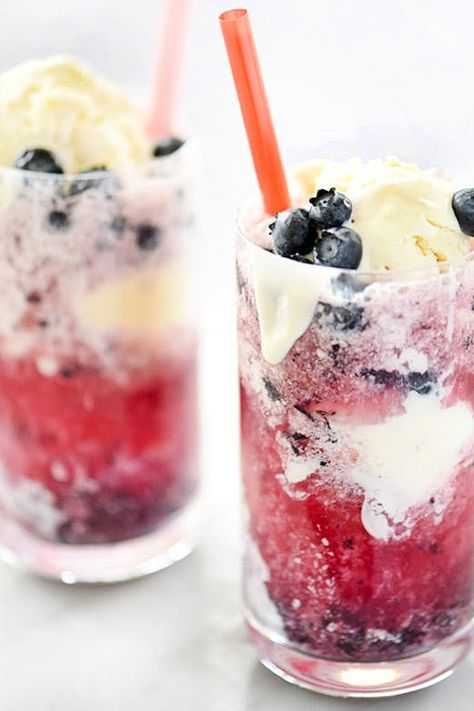 24 Boozy Desserts You Need in Your Life  #purewow #dessert #food #recipe #liquor Bachelorette Party Desserts, Red Wine Brownies, Vodka Lemon, Boozy Ice Cream, Blueberry Vodka, Caramel Cupcakes, Ice Cream Floats, Beer Float, Boozy Desserts