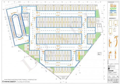 Multilevel Parking Design, Underground Parking Plan, Basement Parking Plan, Parking Layout, Car Park Design, Parking Plan, Parking Lot Architecture, Park Plan, Public Parking