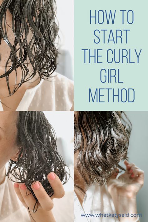 Curly Girl Method Uk, Curly Hair Method Steps, Is My Hair Curly, Wavy Hair Curls, Curly Hair Method, Curly Tips, Plump Hair, Wavy Hair Tips, The Curly Girl Method