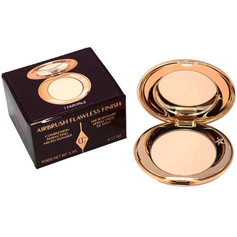 PRICES MAY VARY. TRAVEL SIZE: this Charlotte Tilbury Mini Airbrush Flawless Finish is a smaller, mini powder compact is the perfect size to pop in your handbag for magic makeup touch-ups on the go! This has a shade of #1 Fair which is perfect for fair skin tones. NATURAL FINISH: the Soft Focus Micro Powders From Nano-Particles smooth and blur the appearance of fine lines and imperfections, and sit like a soft micro-fine cashmere veil on top of your skin so you get to enjoy a flawless, poreless l Charlotte Tilbury Mini, Charlotte Tillbury, Lemon Face Mask, Magic Makeup, Travel Size Makeup, Mini Makeup Bag, Compact Makeup, Charlotte Tilbury Makeup, Fair Skin Tone