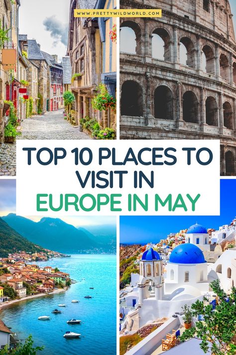 Check those top 10 places to visit in europe in may! Let's all hope that this Virus will have an end soon. Volunteer opportunities are waiting for you. Apply now! #volunteerworld #travel #volunteer #thingstodo #europe #placestovisit #visit #places #may #top10 Europe In May, Hack Fashion, Travel Volunteer, Bucket List Europe, Top Europe Destinations, Best Places In Europe, Places To Visit In Europe, Visit Places, Europe Itineraries