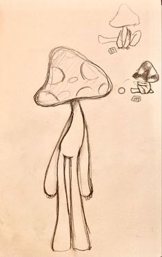 Drawing Ideas Farm Animals, Easy Things To Doodle Simple, Drawing Inspo Pictures, Cute Toadstool Drawing, What To Draw When Bored Easy Doodles, Easy Things To Draw When Bored, Random Doodles Easy, Cute Things To Doodle, Easy Trippy Things To Draw