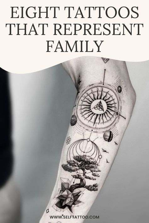 Looking for some matching tattoo design inspiration for your family tattoo ideas? Find small family tattoo ideas, tattoos that represent family and symbols. Small Family Tattoo Ideas, Small Family Tattoo, Family Tattoos For Men Symbolic, Symbols That Represent Family, Family Over Everything Tattoo, Tattoos Representing Family, Tattoos Meaning Family, Family Sleeve Tattoo, Matching Family Tattoos