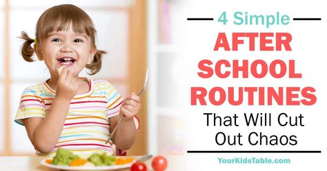 4 Simple After School Routines That Will Cut Out Chaos - Your Kid's Table After School Routines, Screen Time For Kids, After School Routine, School Routine, School Tomorrow, Children's Rights, Do Homework, School Aesthetic, Back To School Activities