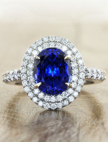 Kate Middleton Engagement Ring, Wedding Rings Sets His And Hers, Blue Sapphire Diamond Ring, Oval Sapphire Ring, Diamond Sapphire Engagement Ring, Sapphire Diamond Engagement, Pave Engagement Ring, Gorgeous Engagement Ring, Sapphire Engagement Ring Blue