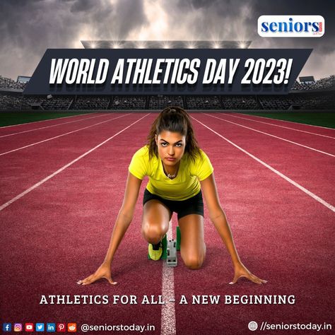 World Athletics Day is celebrated annually on May 7th to promote athletics as a sport for all and encourage participation at all levels. The theme for World Athletics Day 2023 is "Athletics for All - A New Beginning," emphasizing the importance of inclusivity, diversity, and the power of athletics to bring people together. This day aims to inspire individuals of all ages and abilities to engage in athletics and celebrate the joy of movement. #worldathleticsday #athleticsforall #newbeginning World Athletics Day, World Athletics, A New Beginning, People Together, New Beginning, May 7th