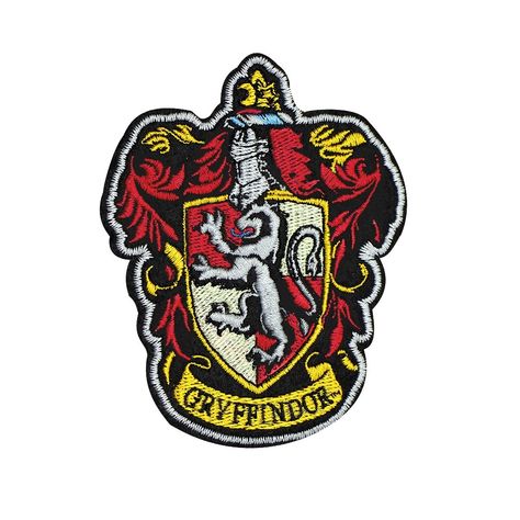 patches  escudo-gryffindor-harry-potter 8x 6.5 cm $69.00 c/u  danielideasfactory@yahoo.com Harry Potter Patch, Harry Potter 6, Gryffindor Slytherin Hufflepuff Ravenclaw, Hogwarts Houses Crests, Harry Potter Set, Gryffindor Crest, Harry Potter Tattoo, Slytherin House, Potter Facts