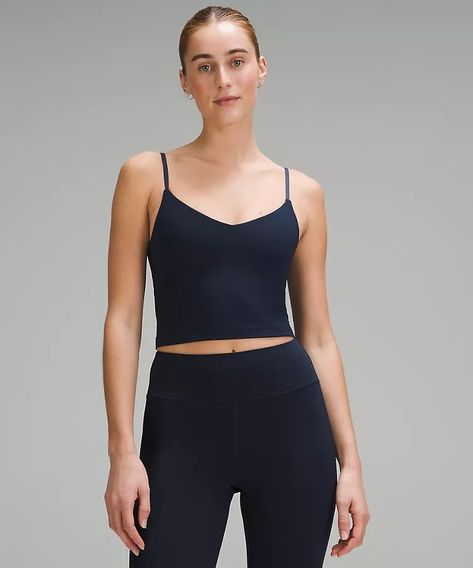 Women's Cropped Tank Tops | lululemon Lulu Align Tank, Lululemon Tanks, Michelle Yeoh, B Cup, Lululemon Align, Cropped Cami, Back Women, Top Light, Lululemon Women