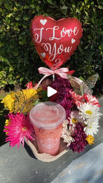 Princess Jonalyn: Motherhood|Fashion|Lifestyle on Instagram: "🌸💕 Easy last minute Valentines Day gift idea 💕 Isn’t it so cute??? 💕🌸 I used a cup holder, cellophane wrap from Dollar Tree, floral foam(make sure it’s for water), a bouquet from the 99 cent store and butterflies 💕🌸 • • • • • • • • Valentine’s Day, Valentine’s Day treats, Valentine’s Day gift ideas, Valentine’s Day diy, Valentine’s Day presents, Valentine’s Day treats. Valentine’s Day ideas, DIY gifts DIY gift ideas" Cup Holder Bouquet, Last Minute Valentines, 99 Cent Store, Diy Gift Ideas, Diy Valentine, Cellophane Wrap, Floral Foam, Diy Bouquet, Gifts Diy