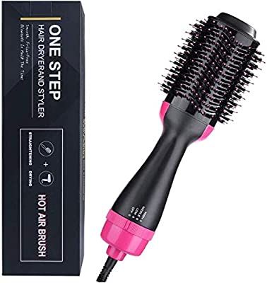 Professional Salon One-Step Hair Dryer & Hot Air Brush & Blower Brush with Negative Ions For Straight and Soft Curls 4 in 1 Hair Brush Dryer & Styler (110v 1000W): Amazon.ca: Beauty Hair Brush Dryer, Blower Brush, Brush Dryer, One Step Hair Dryer, Hair Blower, Hot Air Brush, Ionic Hair Dryer, Electric Brush, Professional Hair Dryer