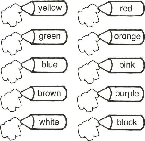 Kindergarten Skills Activities, Aktiviti Prasekolah, Kertas Kerja Prasekolah, Color Worksheets For Preschool, Shape Worksheets For Preschool, Aktiviti Kanak-kanak, Color Words, English Activities For Kids, Kids Worksheets Preschool