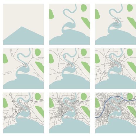 City Map Drawing, City Generator, Urban Mapping, City Skylines Game, Minecraft City Buildings, Fantasy City Map, City Maps Design, Fantasy Map Making, Cities Skylines