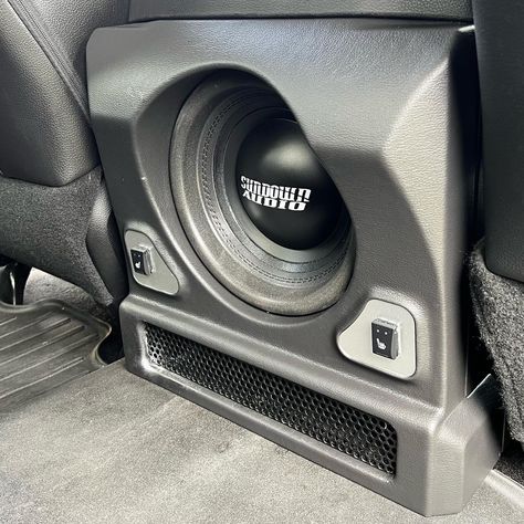 Center Console Subwoofer Enclosure, Truck Subwoofer Box, Jeep Modified, Silverado 2006, Truck Speakers, C10 Interior, Car Audio Fabrication, Truck Accesories, Obs Chevy