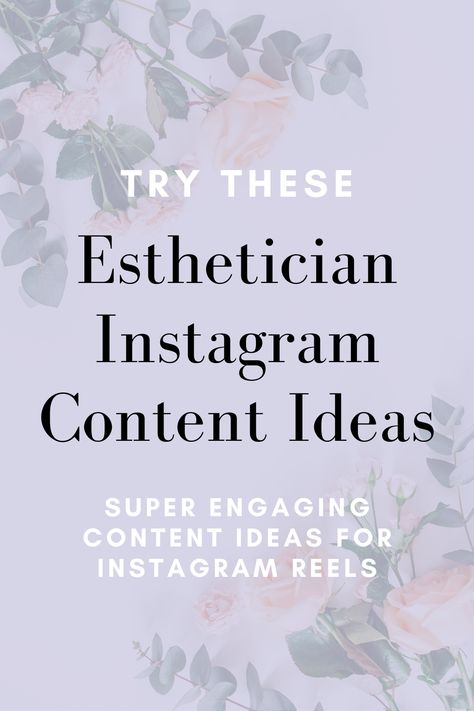 Aesthetician Content Ideas, Content For Estheticians, Esthetician Content Ideas For Instagram, Content Ideas For Esthetician, Med Spa Content Ideas, Esthetician Reel Ideas, Medspa Content Ideas, Beauty Salon Content Ideas, Beauty Content Ideas For Instagram