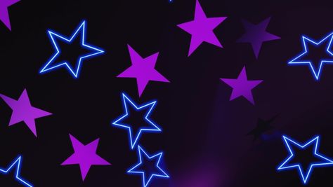 Neon 3D Flying Stars Gradient 4K Looped  Background Animation Drawing Moodboard, Cool Background Images, Dreams Core Aesthetic, Neon Stars, Background Animation, Banner Material, Roller Rink, Discord Banner, Best Background Images