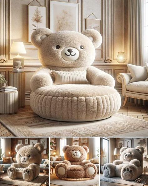 Teddy Bear Chair, Bear Chair, Lounge Chairs, Lounge Chair, Teddy Bear, Lounge, House Design, Furniture, Quick Saves